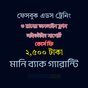 ফেসবুক এডস অনলাইন লাইভ ট্রেনিং